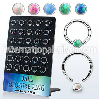 brrocr6 surgical steel ball closure rings ear othersear lobe eyebrow helix intim nose bridge septum piercing