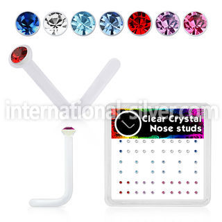 bxa10sl acrylic nose screws and nose studs nose bridge nose piercing