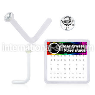 bxa9sl acrylic nose screws and nose studs nose piercing
