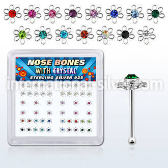 bxfl2m nose bone silver 925 nose