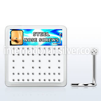 bxnsb surgical steel nose screws and nose studs nose piercing