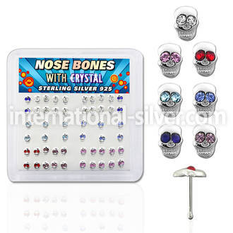 bxskm nose bone silver 925 nose