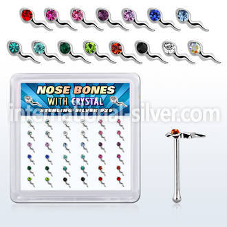 bxsmm36 925 silver nose bones nose piercing