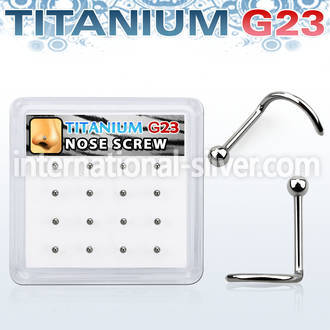 bxuns5 titanium g23 nose screws and nose studs nose  piercing
