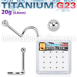 bxuns5 titanium g23 nose screws and nose studs nose  piercing