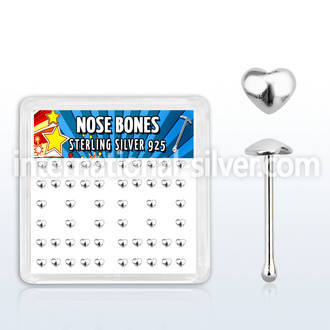 bxvhr nose bone silver 925 nose