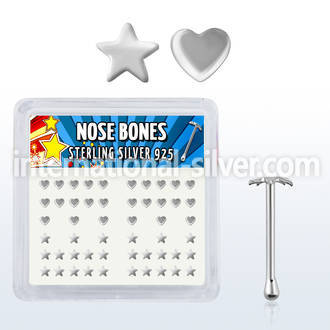 bxvhs nose bone silver 925 nose