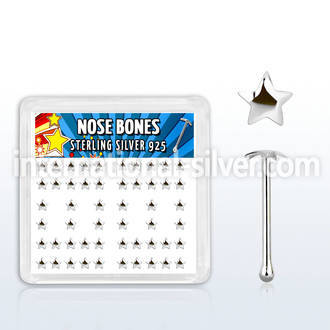 bxvsar nose bone silver 925 nose