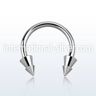 cbcn6e horseshoes surgical steel 316l belly button