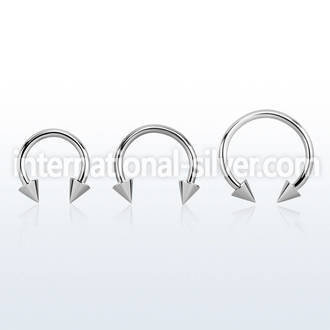 cbcnm horseshoes surgical steel 316l ear lobe