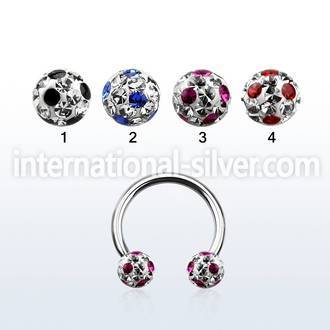 cbfr5a horseshoes surgical steel 316l belly button