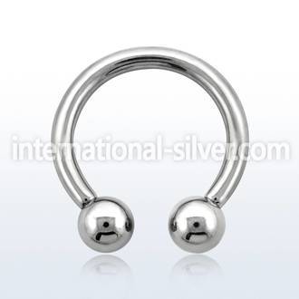 cbr10 horseshoes surgical steel 316l belly button