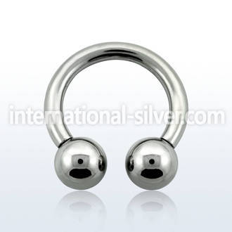 cbr8g horseshoes surgical steel 316l belly button