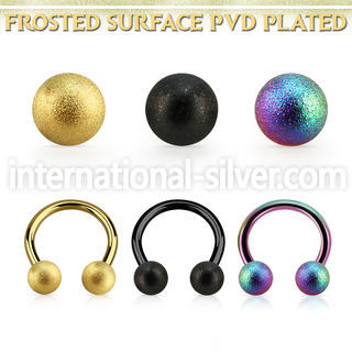 cbtfo6 horseshoes anodized surgical steel 316l ear lobe
