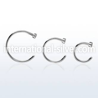 clns20 fake illusion body jewelry surgical steel 316l nose