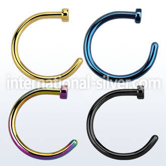 cltns fake illusion hoops anodized surgical steel 316l nose