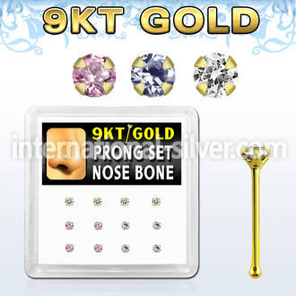 d9gnb17 nose bone gold nose