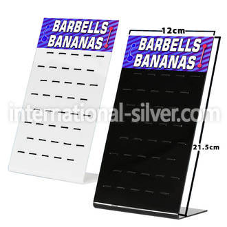 dac64 displays acrylic body jewelry belly button