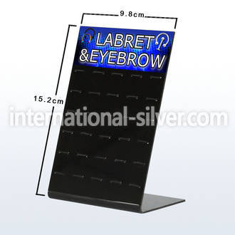 dac65 displays acrylic body jewelry belly button