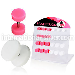 dacb78b cheaters  illusion plugs and tapers acrylic body jewelry belly button