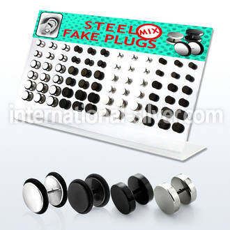 dacb90 cheaters  illusion plugs and tapers anodized surgical steel 316l belly button