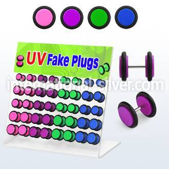 dacip5 cheaters  illusion plugs and tapers acrylic body jewelry belly button