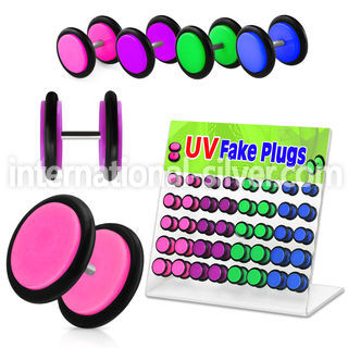 dacip5 cheaters  illusion plugs and tapers acrylic body jewelry belly button