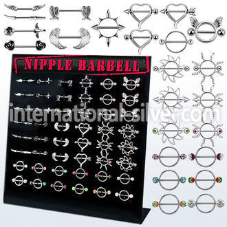 danp3 straight barbells surgical steel 316l nipple