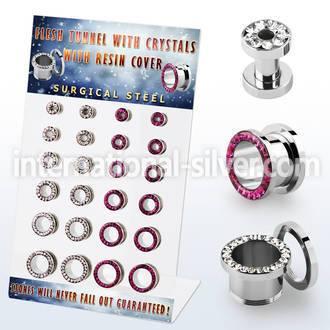 dapg101b tunnels gauges surgical steel 316l ear lobe