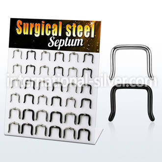 dapg177 tapers anodized surgical steel 316l ear lobe