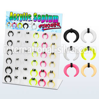 dapg179 tapers acrylic body jewelry ear lobe