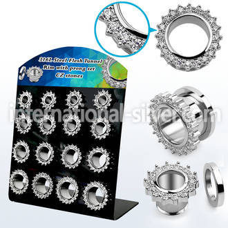 dapg186a tunnels gauges surgical steel 316l ear lobe