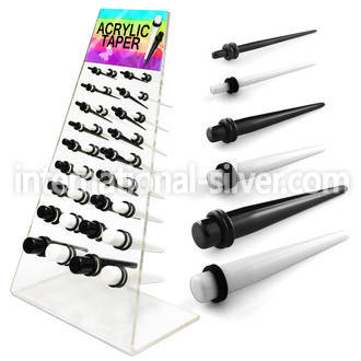 dapg46c board of b w acrylic taper with double rubber o ring