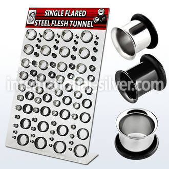 dapg54 tunnels gauges surgical steel 316l ear lobe