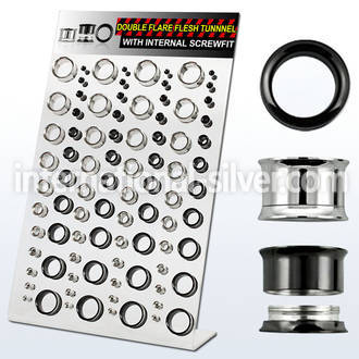 dapg55 tunnels gauges surgical steel 316l ear lobe