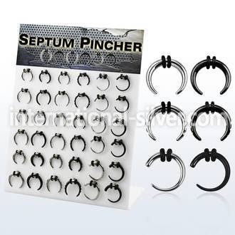 dapg79 tapers anodized surgical steel 316l ear lobe
