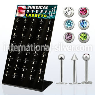 dbjmx2 labrets lip rings surgical steel 316l labrets chin