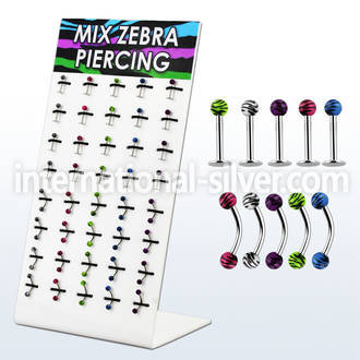 dbjmx7 labrets lip rings surgical steel 316l with acrylic parts eyebrow