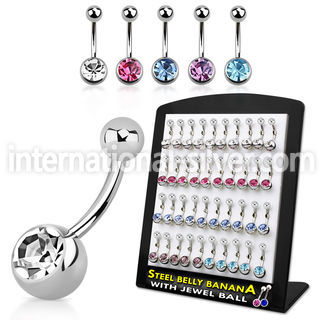 dbnj3 belly rings surgical steel 316l belly button