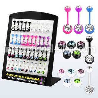 dbnj4 belly rings acrylic body jewelry belly button