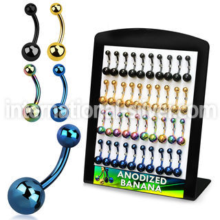 dbntg belly rings anodized surgical steel 316l belly button