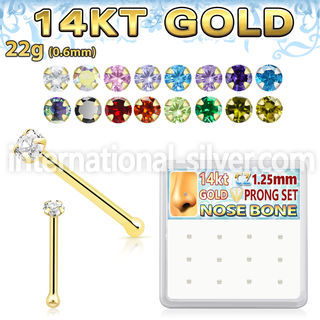 dgnb22 nose bone gold nose