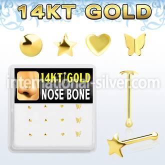 dgnb9 nose bone gold nose