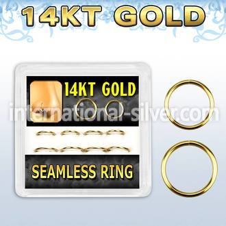 dgsel1 seamless segment rings gold nose