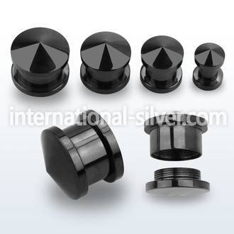 dhtp plugs gauges anodized surgical steel 316l ear lobe