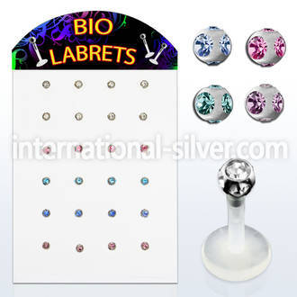 dlbica labrets lip rings bioflex ptfe labrets chin