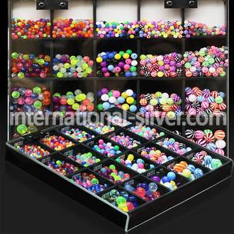 dmbj33 loose body jewelry parts acrylic body jewelry belly button