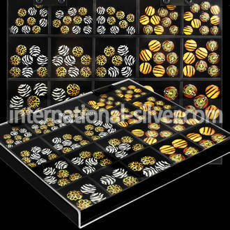 dmbj35 plugs gauges acrylic body jewelry ear lobe