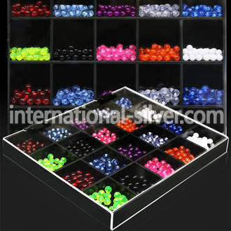 dmbj3 loose body jewelry parts acrylic body jewelry belly button