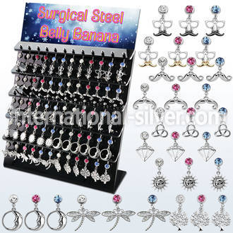 dmcd9 belly rings surgical steel 316l belly button
